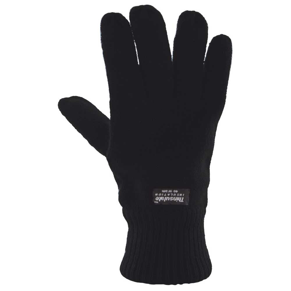 Guanto da camminata in thinsulate unisex lanoso nero Meglior prezzo best price