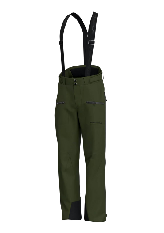 Pantaloni da sci alpinismo all Mountain FISCHER MOUNTAIN VOYAGER 3-L UNISEX SKIPANTS GREEN