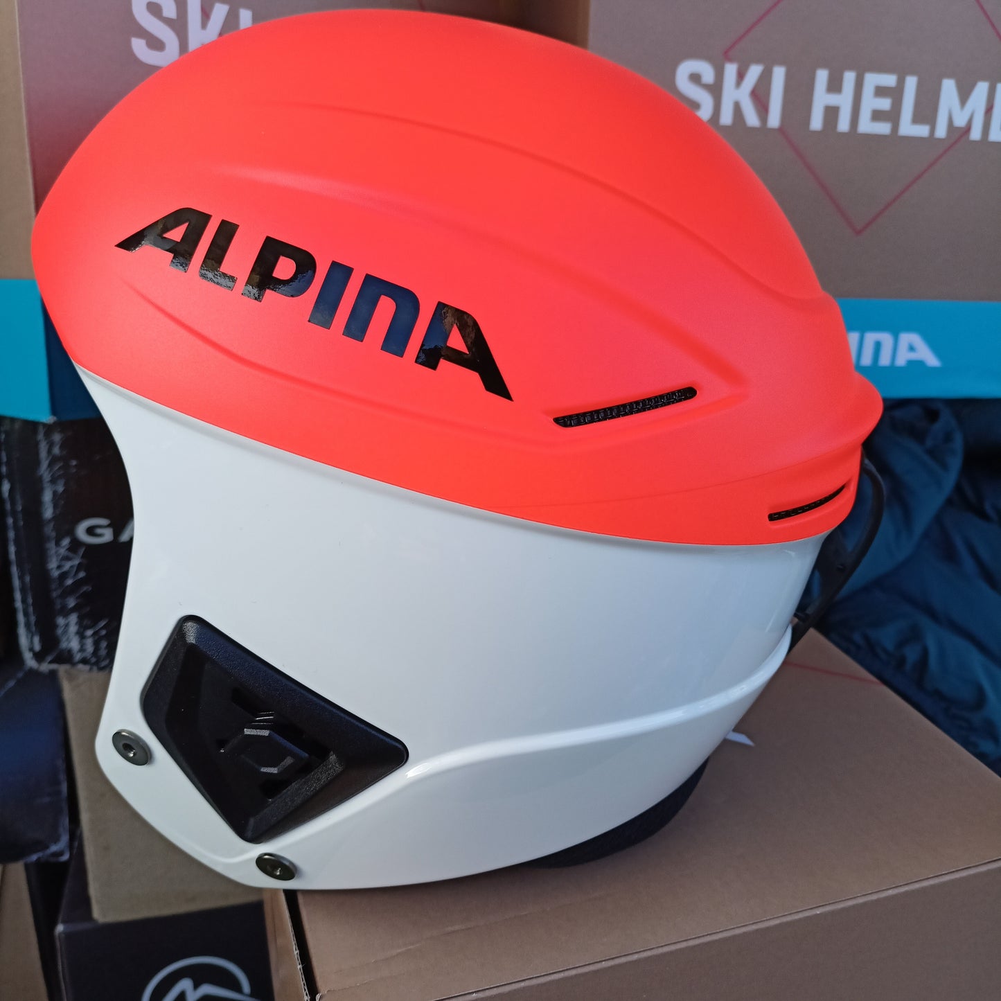 Casco da sci omologato FIS - Alpina Downhill Comp - orange/white - adulto Meglior prezzo best price trova prezzi 