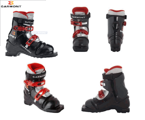 Garmont G rex scarponi da telemark jr ski boots 75mm in plastica da bambino sci