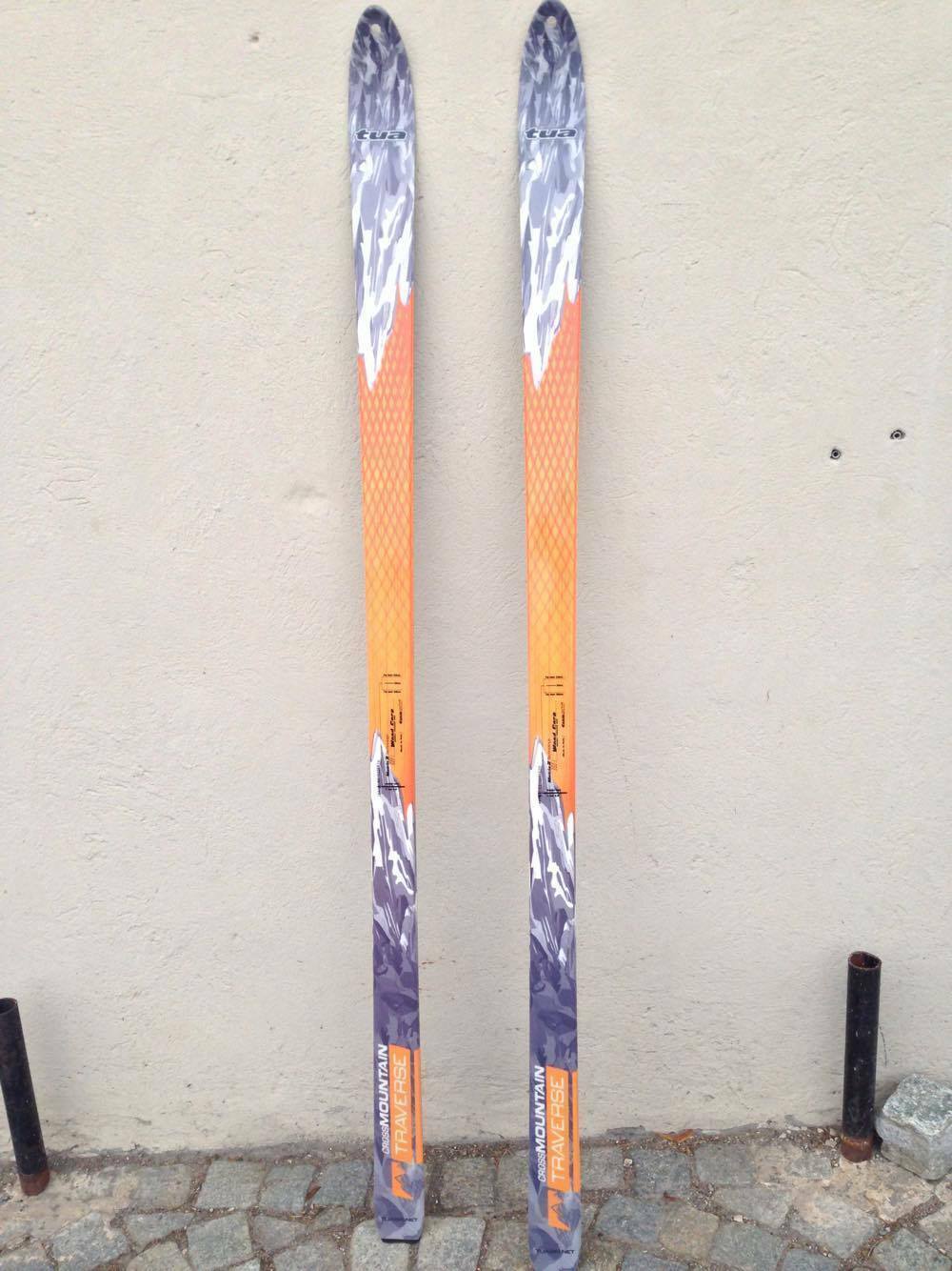 sci da scialpinismo fondo escursionismo 180cm anima in legno backcountry wax ski