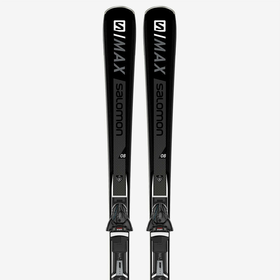 Sci Salomon E S/MAX 8 + Z10 GW L80 con attacchi advanced piste ski with bindings