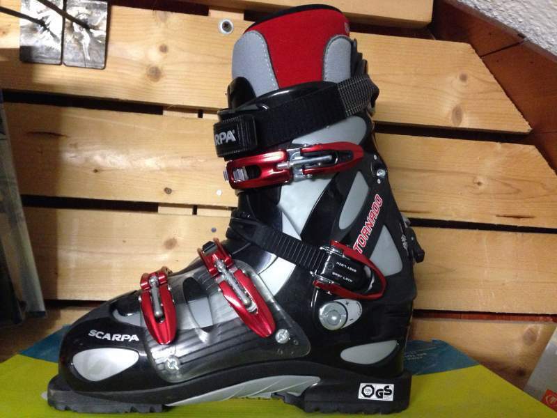 Scarpa Tornado Black scarponi da sci allmountain freeride misura MP30,5 ski boot