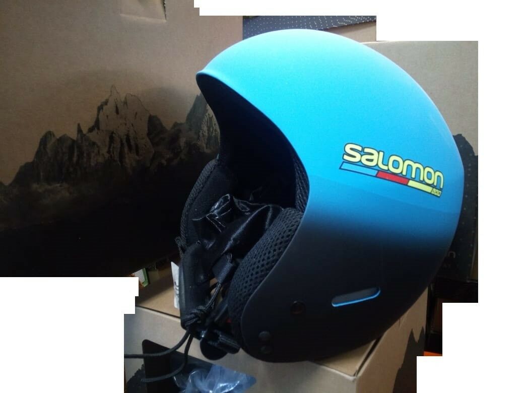 Casco da sci omologato FIS da gara X RACE SLAB BLUE/BK modello adulto